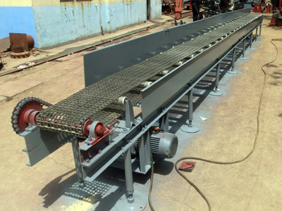 馬蹄鏈輸送機 網鏈輸送機試機