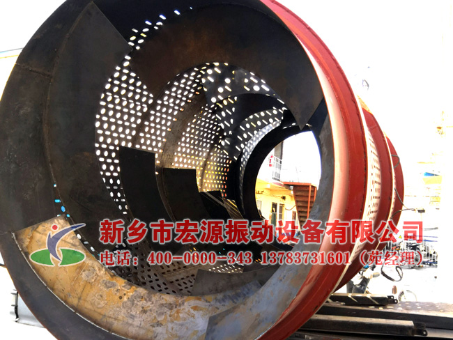 大型無(wú)軸滾筒篩